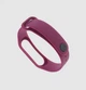 Ремешок Xiaomi Mi Band 4 / 3 силиконовый однотонный браслет Бордовый 2418P - изображение 2