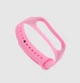 Ремешок Xiaomi Mi Band 4 / 3 силиконовый однотонный браслет Светло-розовый 2418P - изображение 1