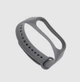 Ремешок Xiaomi Mi Band 4 / 3 силиконовый однотонный браслет Серый 2418P - изображение 1