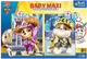 Puzzle dwustronne Trefl Baby Maxi Radosna Drużyna Paw Patrol 2 x 10 elementów (5900511430042) - obraz 1