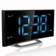 Годинник настільний з радіо Technoline WT460 Blue LED Black/Silver (WT460 blaue LED) - зображення 3