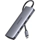 Док-станція Ugreen USB3.0 Type-C --> USB 3.0x3/HDMI/VGA/TRS/RJ45/SD&TF/PD CM179 Косм. Сіра (80133) - изображение 1