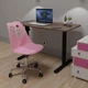 Дитяче крісло Hommex Dingo Pink (арт H-232 PN/PN MR) на колесах хром - изображение 2