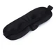 Маска для сну із широкою гумкою Lemmi 3D Black - зображення 6
