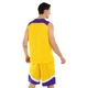 Форма баскетбольная Zelart L050 размер 5XL рост 185-190 см Yellow-Purple-White - изображение 2