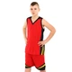 Форма баскетбольная детская Zelart L044 размер M рост 150-160 см Red-Black - изображение 2