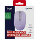 Компьютерная мышь Trust Ozaa Compact Multi-Device Wireless беспроводная 3200 dpi Фиолетовый (25384) - изображение 7
