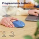 Компьютерная мышь Trust Ozaa Compact Multi-Device Wireless беспроводная 3200 dpi Синий (24934) - изображение 10