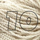 Веревки для йойо 50/50 POWERSTRING (хлопок-полиэстер), Белый, 10 шт - изображение 2