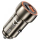 Зарядне автомобільне Hoco Z46A Type-C+USB QC PD20W 3A Металевий-Сірий - изображение 1