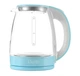 Чайник электрический стеклянный 1.8л DARIO DR1802_BLUE - изображение 1