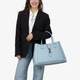 Сумка женская кожаная шоппер большая Regina Notte Shopper 3177 Голубой - изображение 2