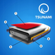 Сапборд TSUNAMI 320х81х15 см Різнобарвний 000292199 - зображення 5