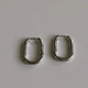 Серьги-кольца Honey Fashion Accessories серебристый (12-146) - изображение 3