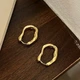Серьги-кольца Honey Fashion Accessories золотистый (12-137) - изображение 1