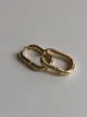Сережки-овали в стилі мінімалізм "Modern Oval" Honey Fashion Accessories золотистий (120146) - зображення 5