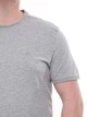 Футболка мужская светло-серая однотонная широкая 6228-8 XL - изображение 5