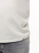 Футболка мужская молочная однотонная широкая 6228-9 XL - изображение 6