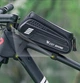 Велосипедна нарамна сумка для смартфона WEST BIKING 1,5L водонепроникна чорна - изображение 6