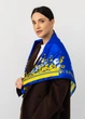 Хустка патріотична (атлас) 90х90 см (С90150-22) - изображение 1