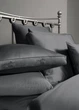 Двоспальний Євро комплект Sarev Sartoria Dark Grey Сатин Преміум - изображение 2
