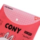 Папка-конверт YES А4 на кнопке Line Friends. Cony вертикальная - изображение 2