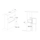 Електрокамін Dimplex Opti-V Double PGF-20 з 5D ефектом полумʼя, звуком та дровами, розмір 1380x450x345 - зображення 3