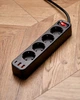 Мережевий фільтр-подовжувач RZTK Power Strip 4+2 USB-A (QC 3.0)+USB-С (PD20W) Black - зображення 12