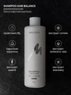 Восстанавливающий безсульфатный шампунь MELONI Hair Balance с кератином и провитамином В5 250 мл MLN051 - изображение 3