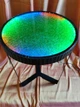 Кофейный столик Изумрудное Сияние с подсветкой RGB Возможность работы от Повербанка Круглый Диаметр 38 см - изображение 6