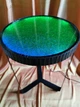 Кофейный столик Изумрудное Сияние с подсветкой RGB Возможность работы от Повербанка Круглый Диаметр 38 см - изображение 7