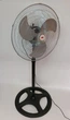 Напольный настенный вентилятор 3в1 с металлическими лопастями WimpeX WX-1807 настольный с защитной решеткой 3 скорости 3 лопастей l Черный - изображение 6