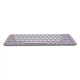 Беспроводная Игровая Бесшумная Клавиатура Baseus K01A Wireless Tri-Mode Keyboard |EN раскладка, 2.4G/BT1+BT2, 2xAAA бат.| Фиолетовый - изображение 6