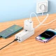 Сетевой удлинитель фильтр Блок питания HOCO AC10A Talent |1.5 м 2USB/2Type-C/1xSocket PD/QC PD65W| Белый - изображение 2