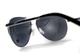 Окуляри біфокальні (захисні) Global Vision Aviator Bifocal (+2.0) (gray), чорні біфокальні лінзи в металевій оправі - зображення 3