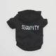 Тонкое худи для собак Pet Style "Security" Черная S - изображение 2