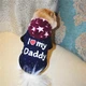 Толстовка для котів Pet Style "Я люблю татка" Синя XS - зображення 5