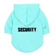 Худи для котов и кошек Pet Style "Security" Бирюзовая L - изображение 1
