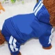 Спортивный костюм для котов и кошек Pet Style "Adidog" Синий L - изображение 5