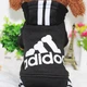 Спортивный костюм для котов и кошек Pet Style "Adidog" Черный XL - изображение 1