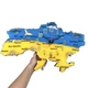 Часы настенные из эпоксидной смолы "Карта Украины" 50х34 см (019-50) - изображение 1