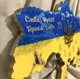 Часы настенные из эпоксидной смолы "Карта Украины" 50х34 см (054-50) - изображение 4