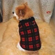 Жилетка для котів з кільцем Pet Style "Клітка" Червоно-чорна XL - зображення 2