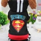 Комбинезон для собак Pet Style "Superman" Черный L - изображение 1