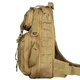 Однолямковий рюкзак Camotec Tactical City Bag Oxford 900D з кріпленням Molle койот розмір 42х26х17 см - зображення 5