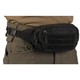 Сумка на пояс Mil-Tec Fanny Pack із кріпленням Molle чорна розмір 23х6х12 см - зображення 4