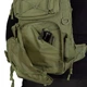 Однолямковий рюкзак Camotec Tactical City Bag Oxford 900D з кріпленням Molle олива розмір 42х26х17 см - зображення 7
