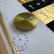 Настенные часы DIY 3D "Revive" золото - Большие бескаркасные 3Д часы 60-130 см, самоклеящиеся (1011367) - изображение 6