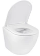 Инсталляция GROHE Rapid SL 3884966Q c панелью смыва Even 38966000 + унитаз KRONER Harz WHI493736 Rimless с сиденьем Slim Soft Close Quick Release KH493736WHIR дюропласт (3884966KH493736) - изображение 6