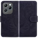 Чехол-книжка Deexe Tiger для Infinix Hot 40 / 40 Pro - Black - изображение 1